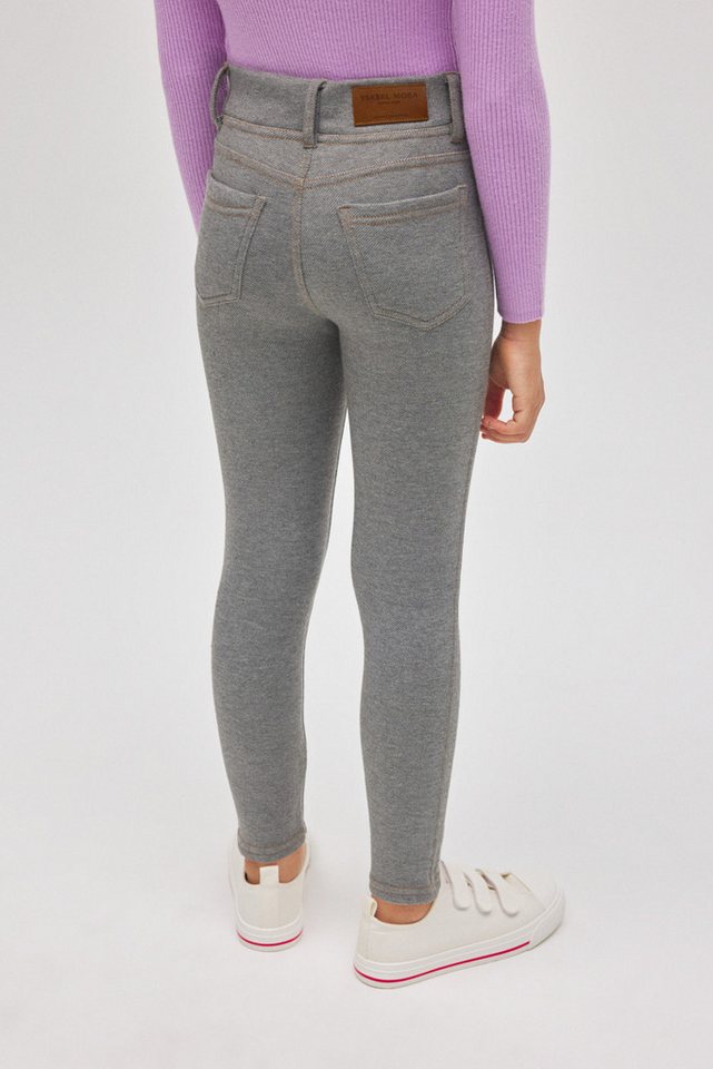YSABEL MORA Thermoleggings Ysabel Mora warme Thermo Leggings Taschen Jeanslook gris jeans (1-tlg., kein Set)