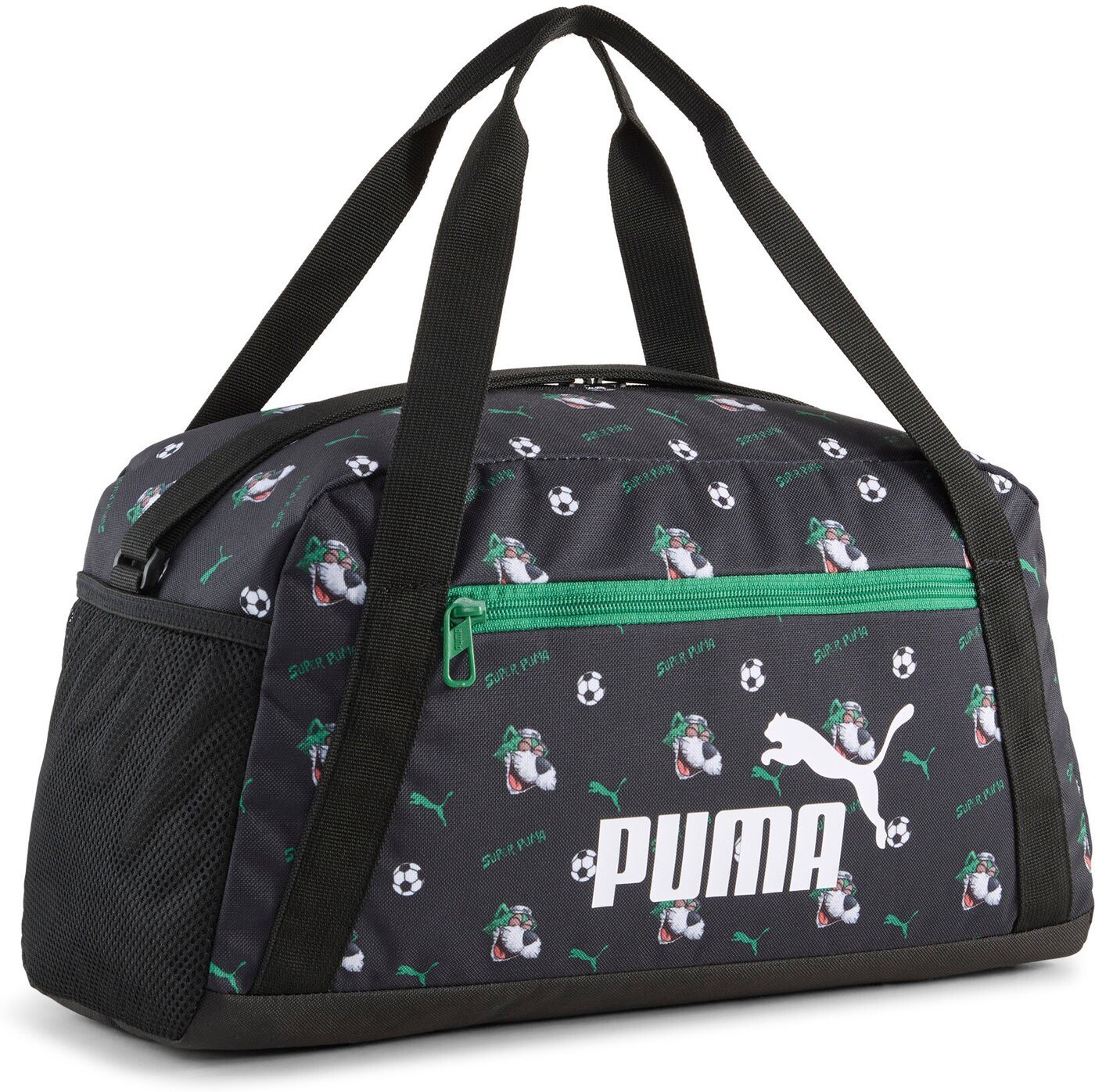 PUMA Sporttasche PUMA PHASE SUPER PUMA AOP Extra Small Sports Bag BRIGHT WHITE