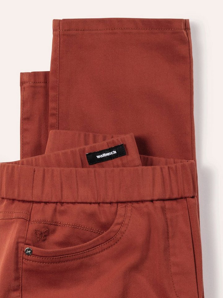 Walbusch Thermohose Damen Thermo-Extraglatt Baumwollhose Regular Fit, bügelfrei, atmungsaktiv, wärmend, Kurzgröße Bild 2