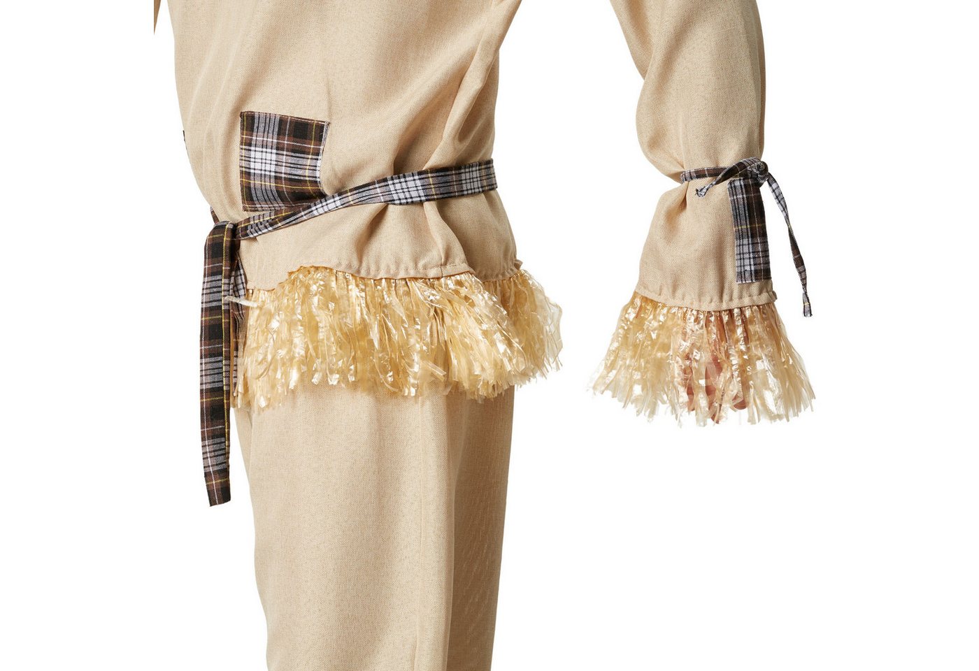 dressforfun Zauberer-Kostüm Magier/Hexenmeister, in beige, Gr. XXL, Schnüren sowie Gürtel, Lange Hose mit Gummizug, Langarm-Oberteil mit Klettverschl. im Nacken Bild 3