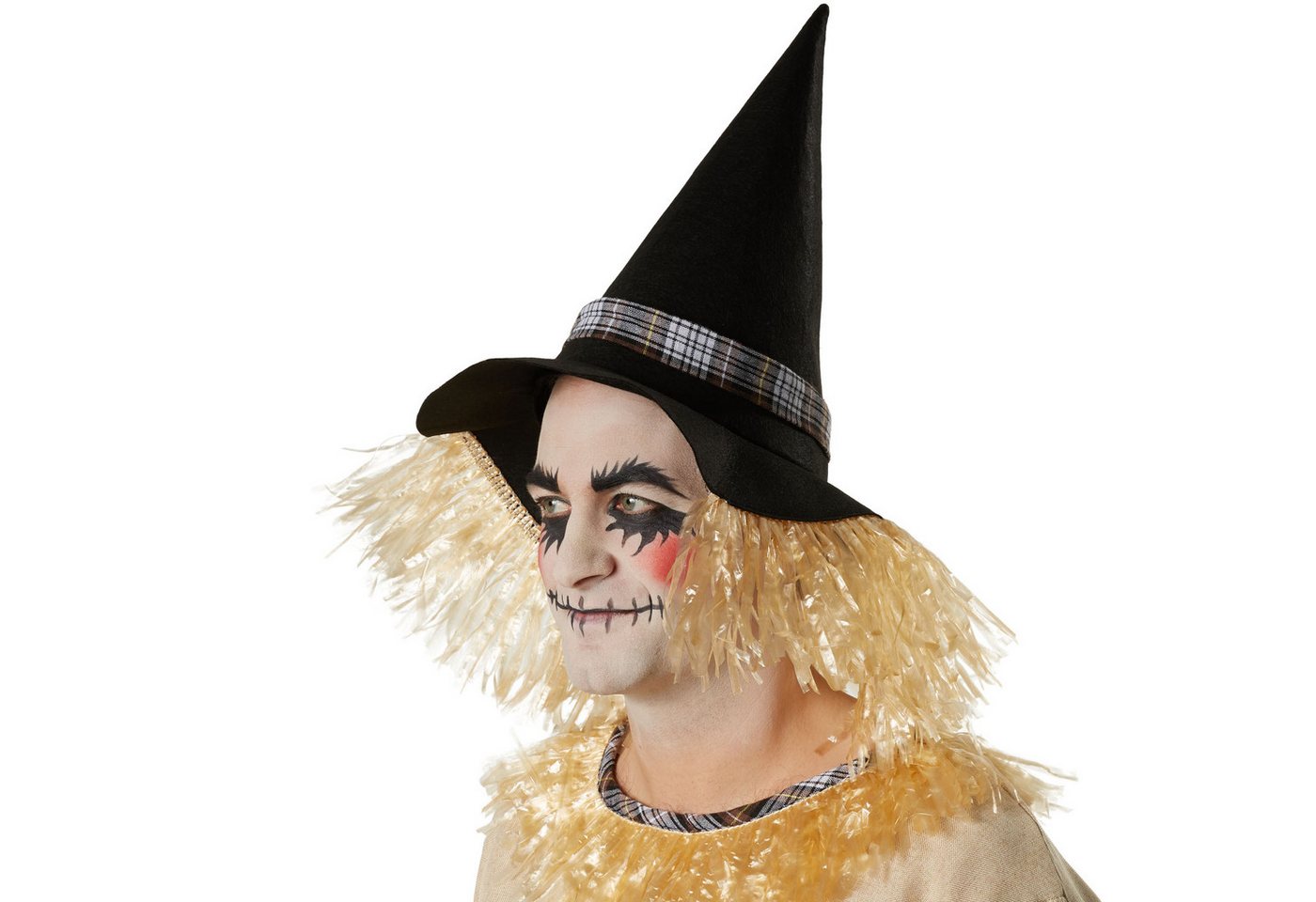 dressforfun Zauberer-Kostüm Magier/Hexenmeister, in beige, Gr. XXL, Schnüren sowie Gürtel, Lange Hose mit Gummizug, Langarm-Oberteil mit Klettverschl. im Nacken Bild 4