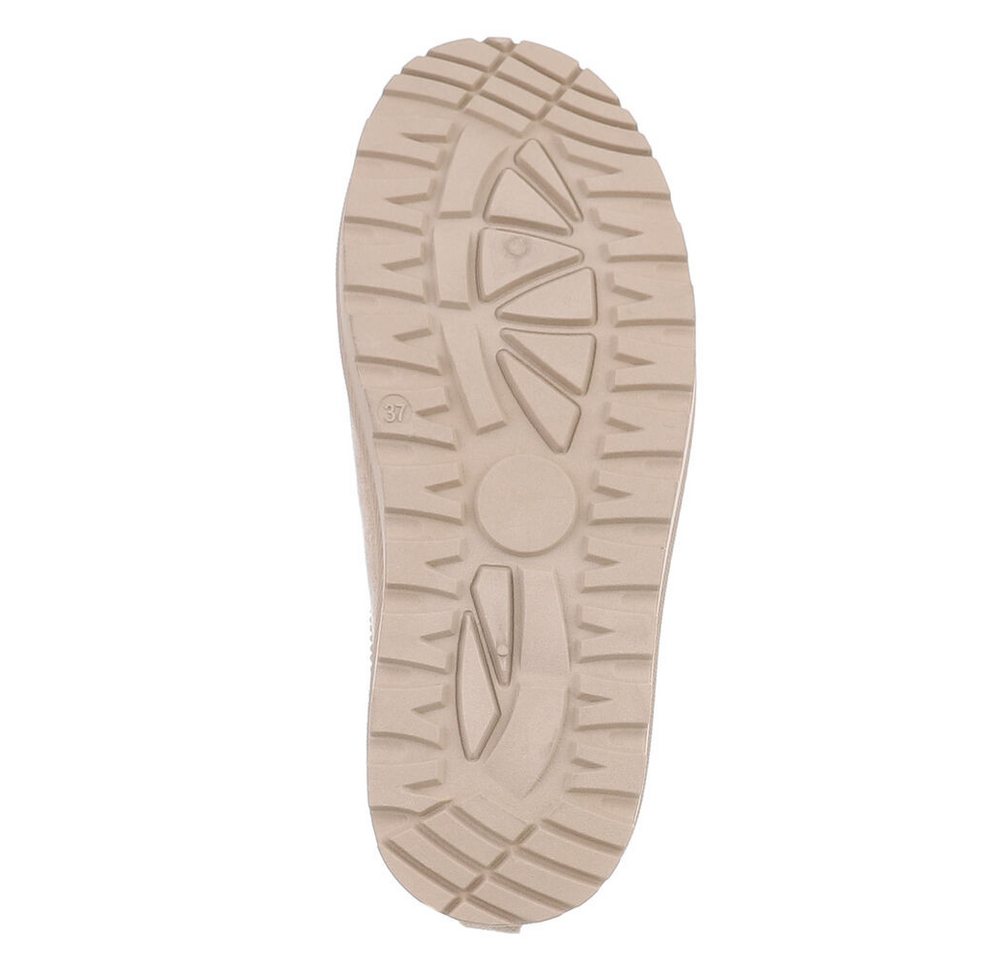 Ital-Design Bequeme Clogs für Damen mit dekorativen Details Snowboots (90457972) Flach Flache Stiefeletten in Beige Bild 4