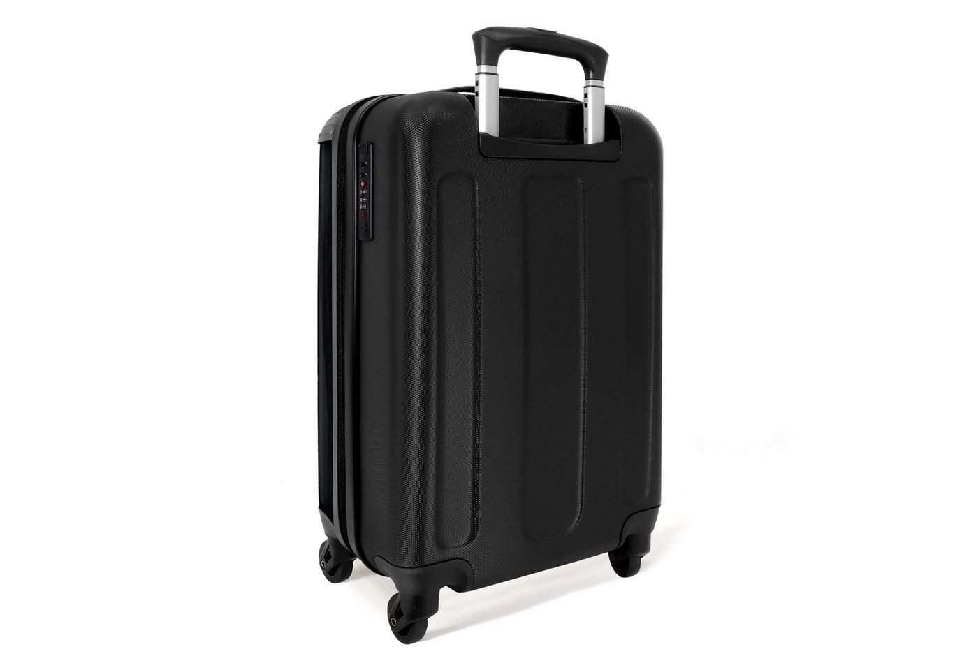NoBoringSuitcases.com© Kinderkoffer Alphabet - Planeten - Weltraum - Astronaut - Kinder 55x35x20cm, Handgepäck Koffer, Hartschalenkoffer Kinder, Reisekoffer Jungen