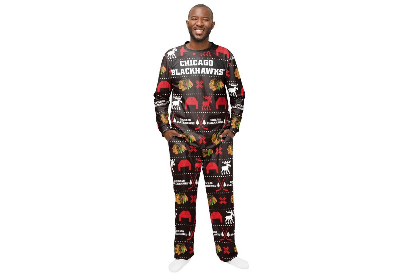 Forever Collectibles Sweatanzug NHL XMAS Pyjama Hose Set