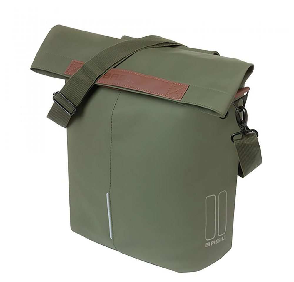 Basil Fahrradtasche Basil City Fahrradshopper MIK Hooks 14-16 L moosgrün