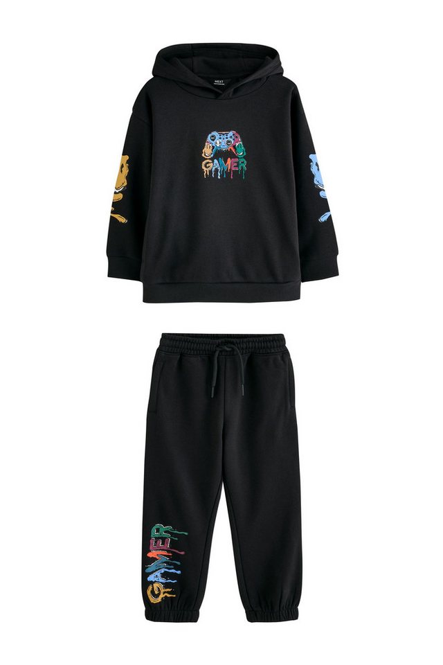Next Sweatanzug Regular Fit Hoodie mit Print und Jogginghose, Set (2-tlg) Bild 3