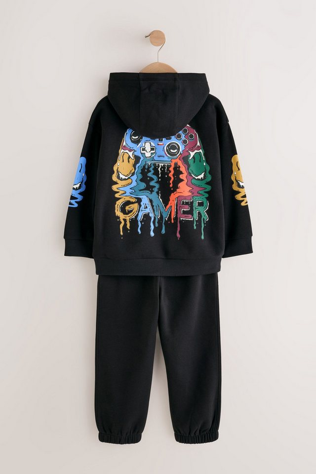 Next Sweatanzug Regular Fit Hoodie mit Print und Jogginghose, Set (2-tlg) Bild 4