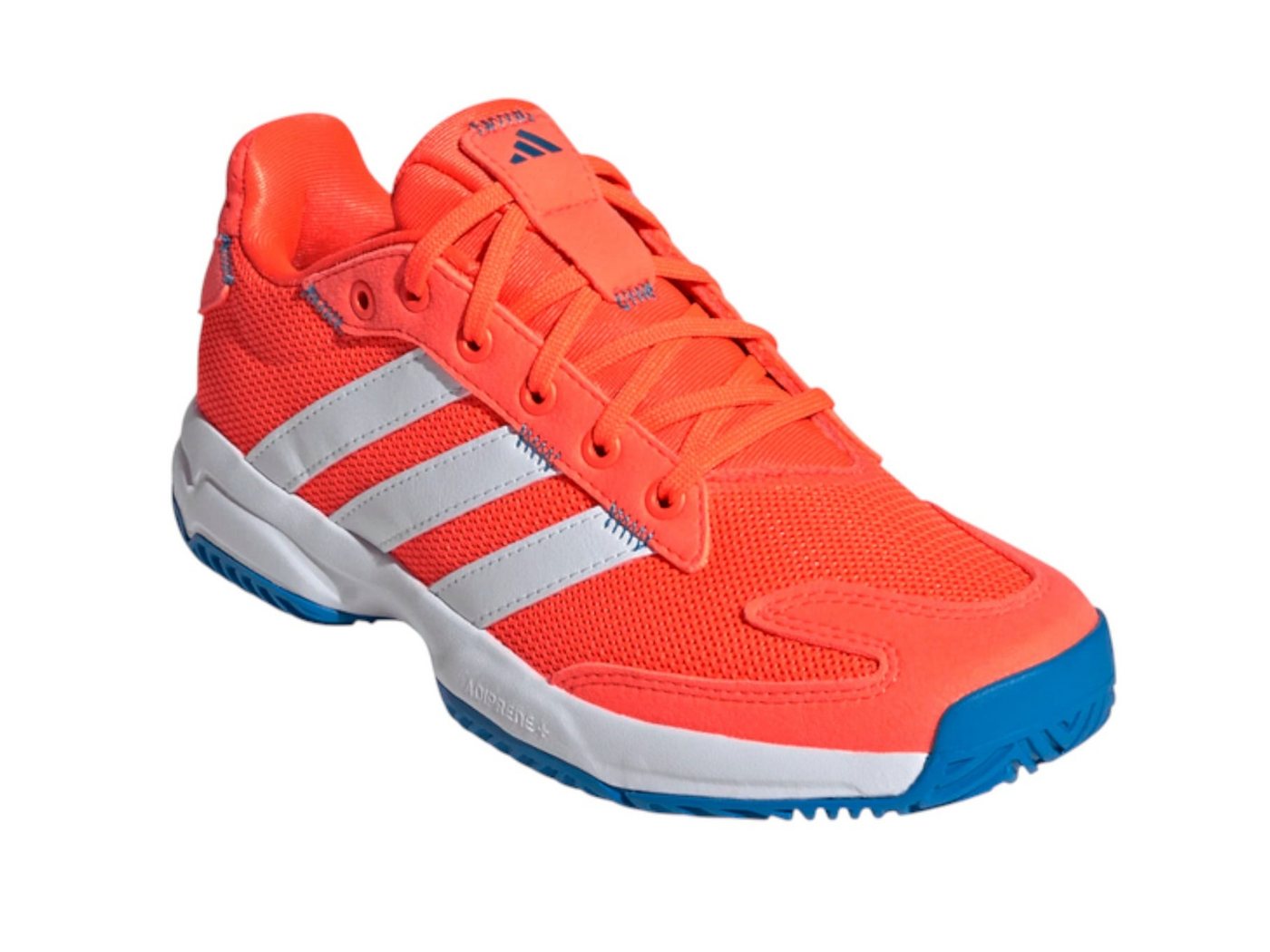 adidas Performance Hallen-Indoorschuhe Stabil 2025 rot/weiss/blau Kinder Badmintonschuh Bild 4
