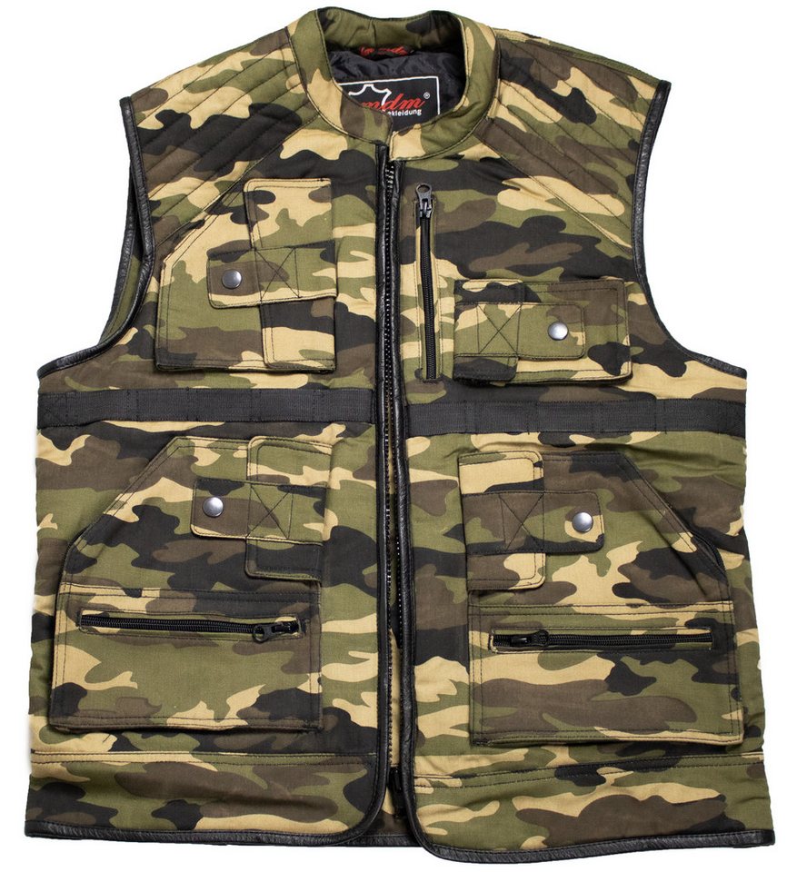 MDM Jagdweste Tactical Weste Camouflage Herren Outdoor Utility Weste Tarnmuster Bild 3