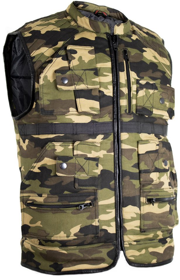 MDM Jagdweste Tactical Weste Camouflage Herren Outdoor Utility Weste Tarnmuster Bild 4