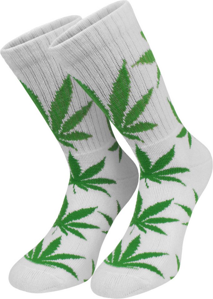 normani Sportsocken 6 Paar Hanf Tennissocken mit Hanf Blätter Muster (6er-Set) Bild 3