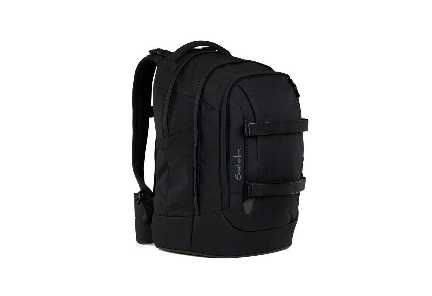 Satch Schulranzen Schulrucksack-Set PACK Blackjack 4-teilig (4-teilig), ergonomisch, Your-Size-System: auf Körpergröße anpassbar Bild 2