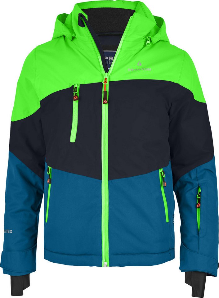 Bergson Skijacke VOLKER neo (maxi) Kinder Skijacke, extra weit für extra viel Spaß im Schnee!, Normalgrö Bild 3