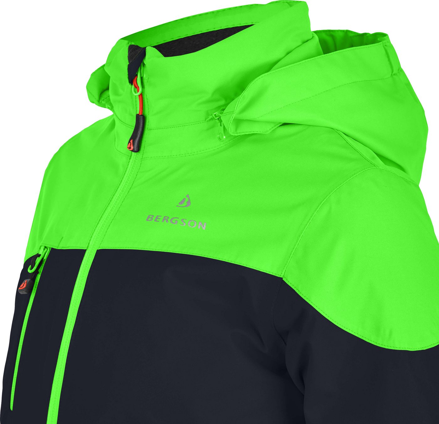Bergson Skijacke VOLKER neo (maxi) Kinder Skijacke, extra weit für extra viel Spaß im Schnee!, Normalgrö Bild 4