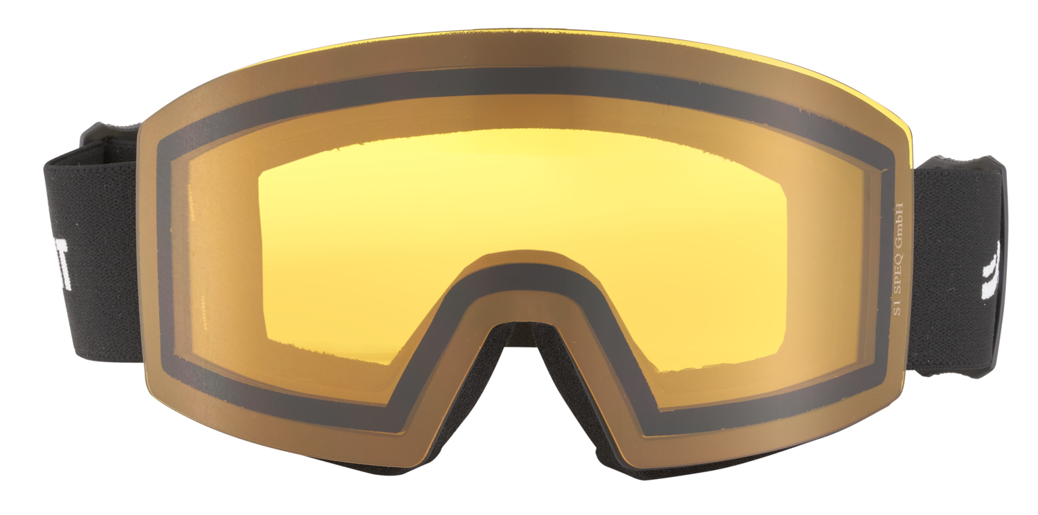 CRIVIT Kinder Skibrille »Allwetter / Schlechtwetter / Schönwetter« (Schlechtwetter/eckig, Schwarz) Bild 3