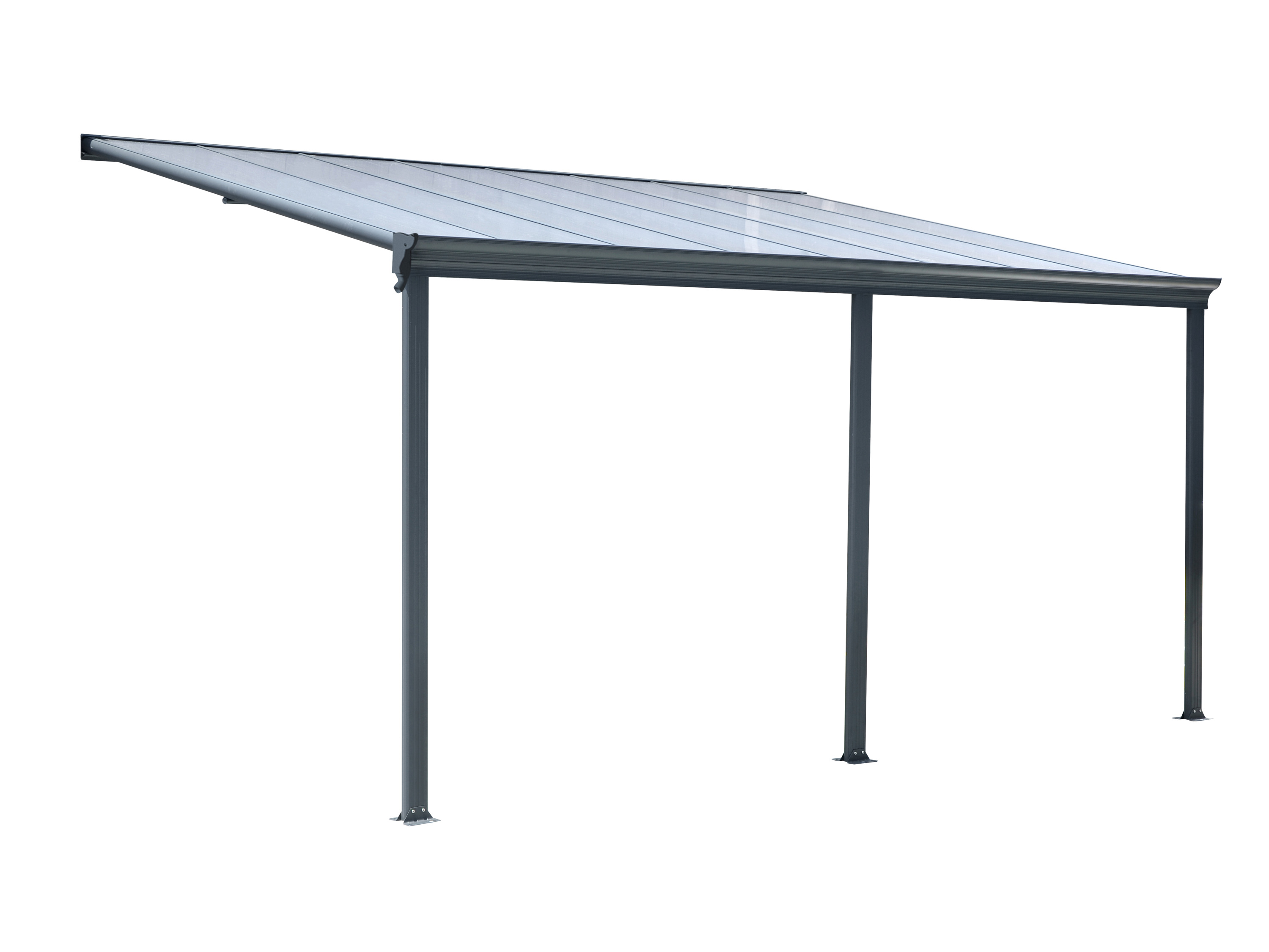 HOME DELUXE Terrassenüberdachung »SOLIS«, verschiedene Größen (496 x 300 x 278 cm, Grau) Bild 4