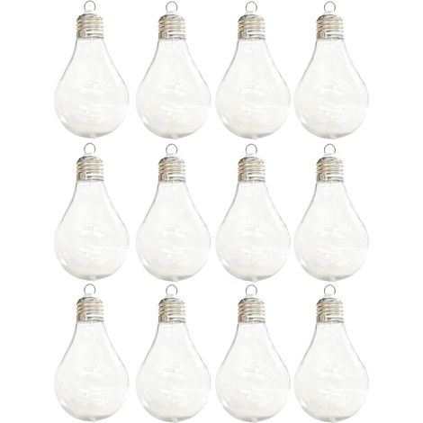 Lightbulbs Fillable Decorations Large Opening Light Bulb