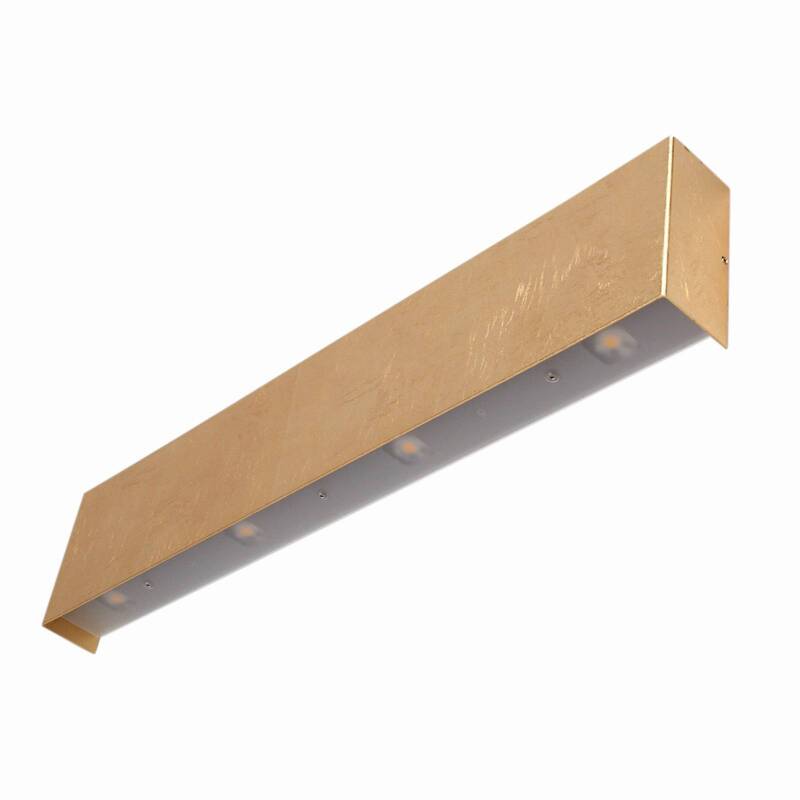 [gebraucht] B-ware Rothfels Wandleuchte Wandlampe Led Quitani Maja Aluminium Gold Antik Warmweiß 54