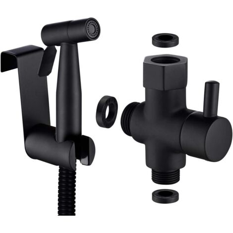 Fenoplastica Edelstahl-wc- Und Duschset Mit Bidet Und Handbrause, Inklusive 3/8"-dreiwege-mischbatterie