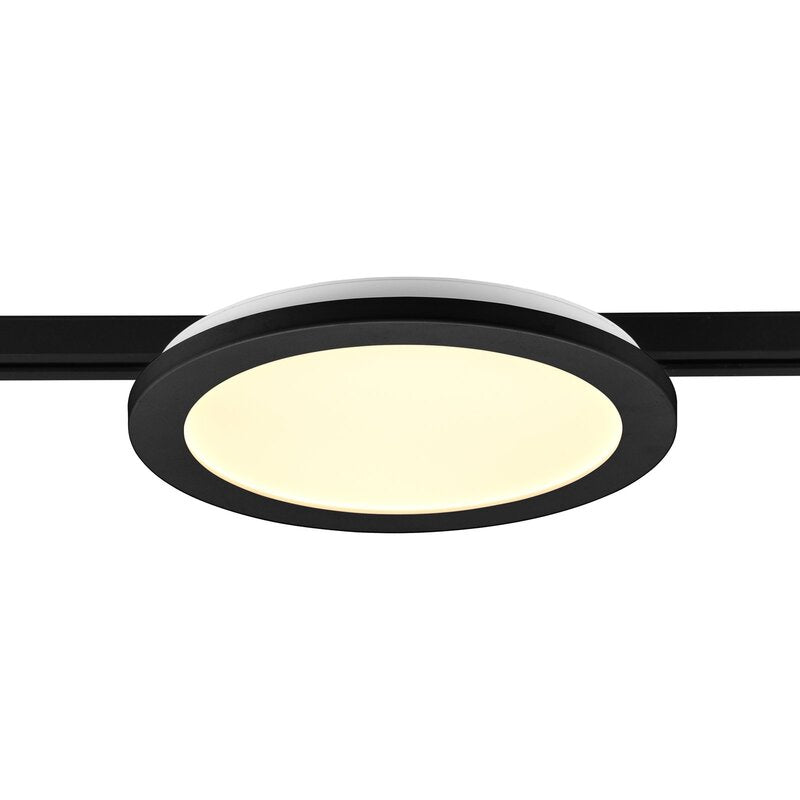[neuwertig] B-ware Trio Lighting Schienenleuchte Strahler Led Camillus Duoline Schwarz Matt Kunstst