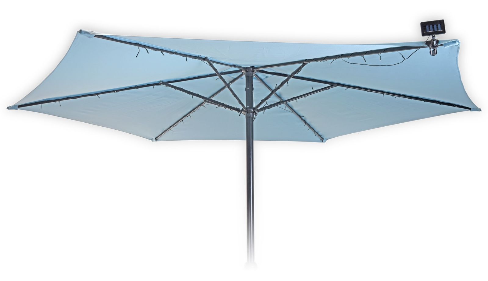 Solar-sonnenschirm Lichterkette, 72 Leds, Warmweiß