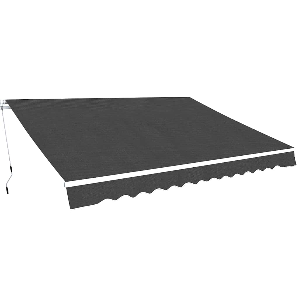 Gelenkarmmarkise 500 Cm Anthrazit Vidaxl
