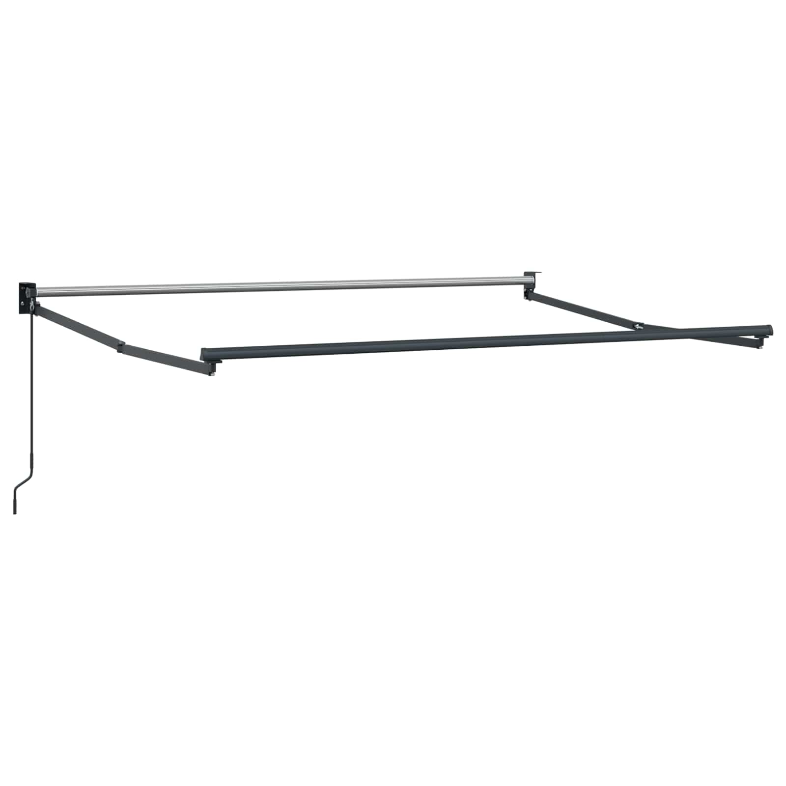 Manual Awning Frame 3 X 2 M Anthrazit Powder-coated Aluminium Vidaxl