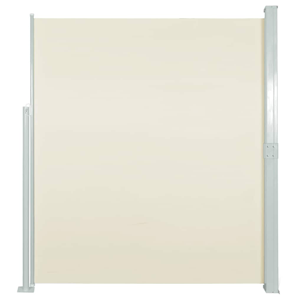 Ausziehbare Seitenmarkise 160x500 Cm Creme Vidaxl
