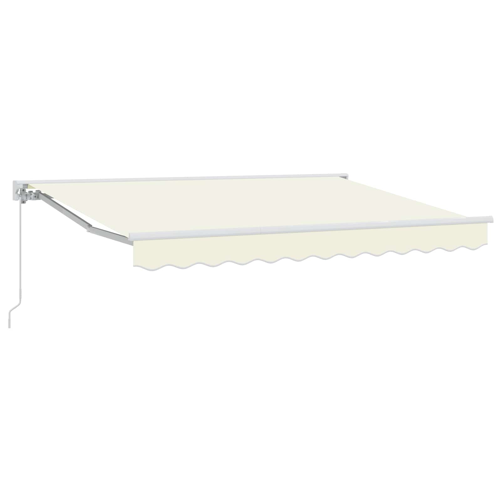 Manuell Einziehbare Markise Creme 3 X 2,5 M Vidaxl