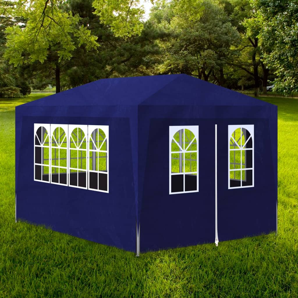 Partyzelt 3x4 M Blau Vidaxl