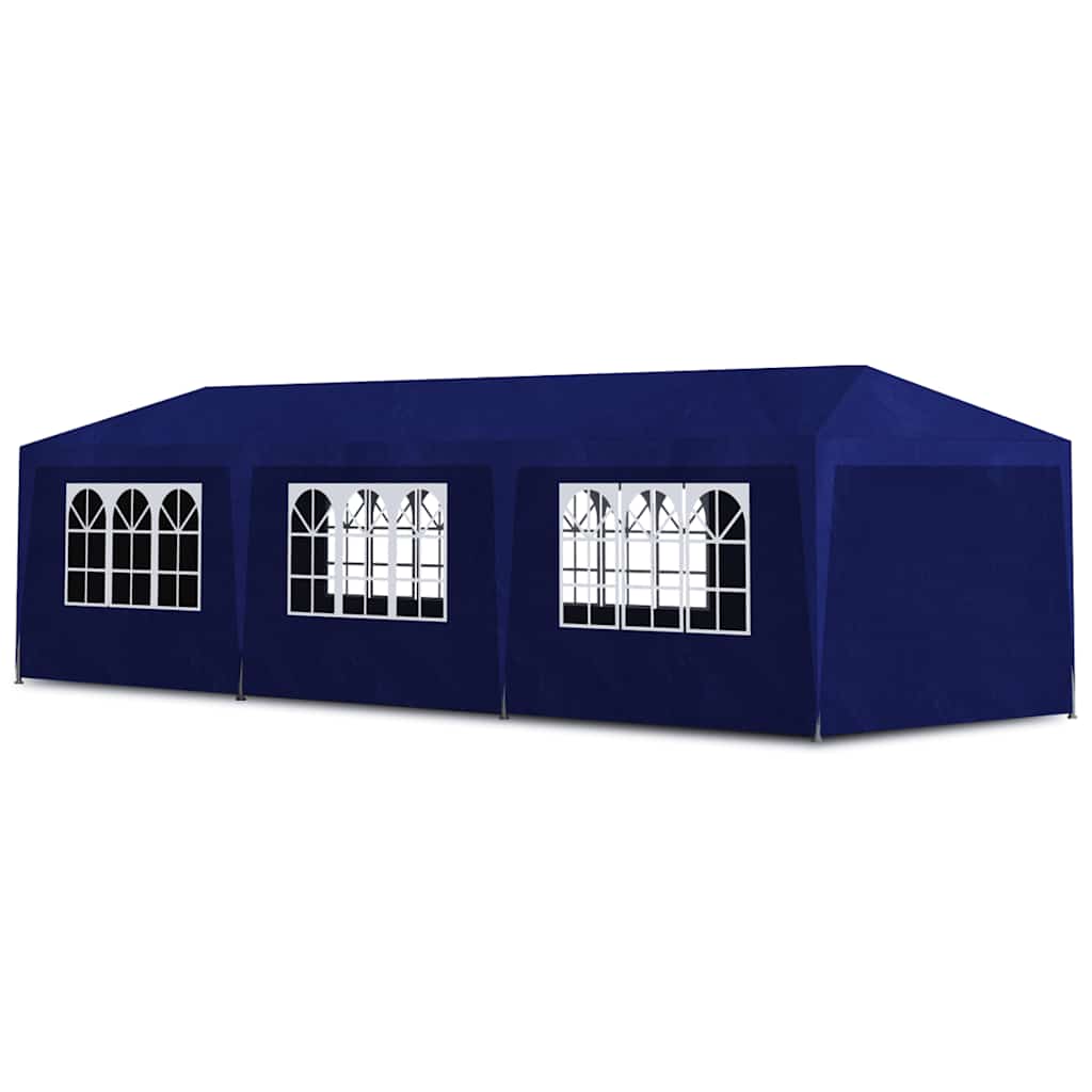 Partyzelt 3x9 M Blau Vidaxl
