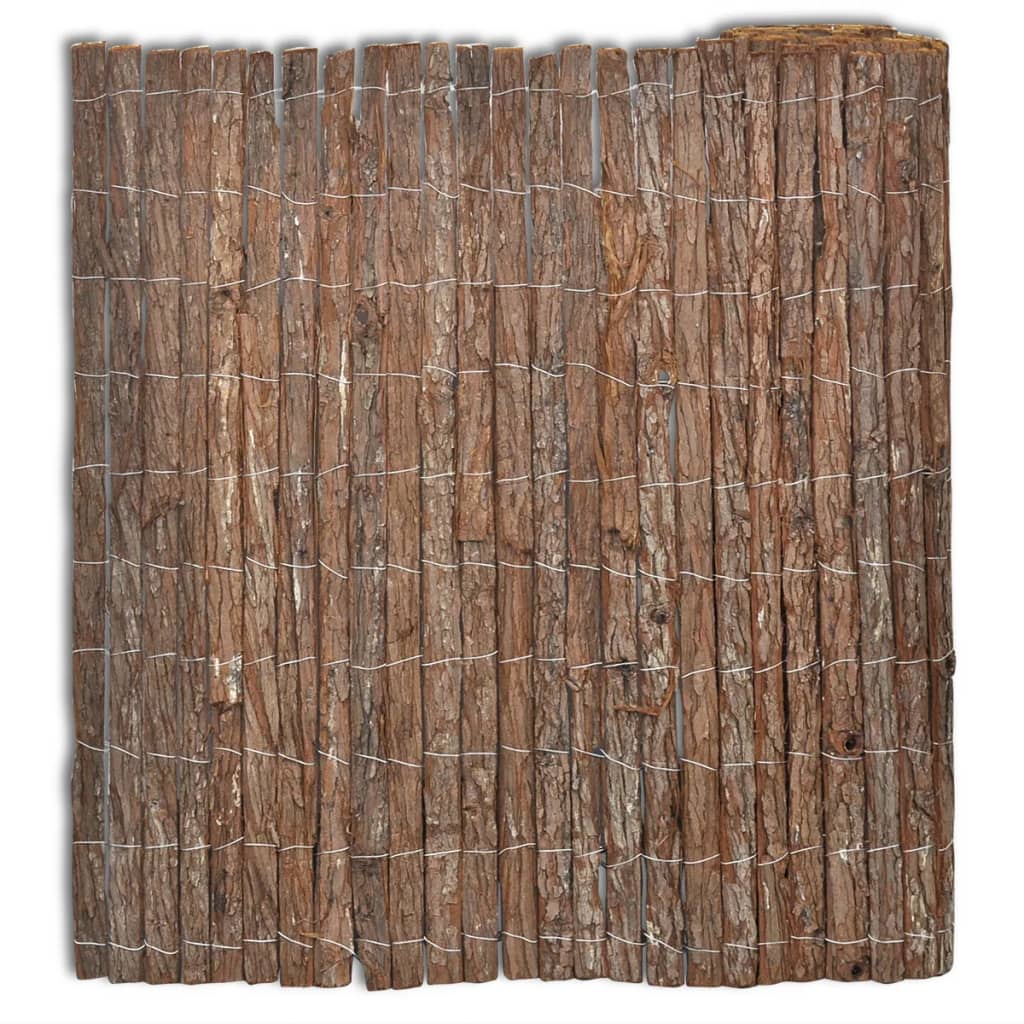Rindenzaun 400×100 Cm Vidaxl