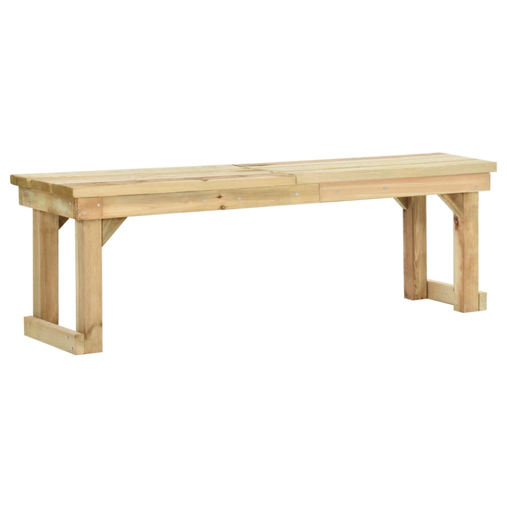 Gartenbank 140 Cm Imprägniertes Kiefernholz - Vidaxl