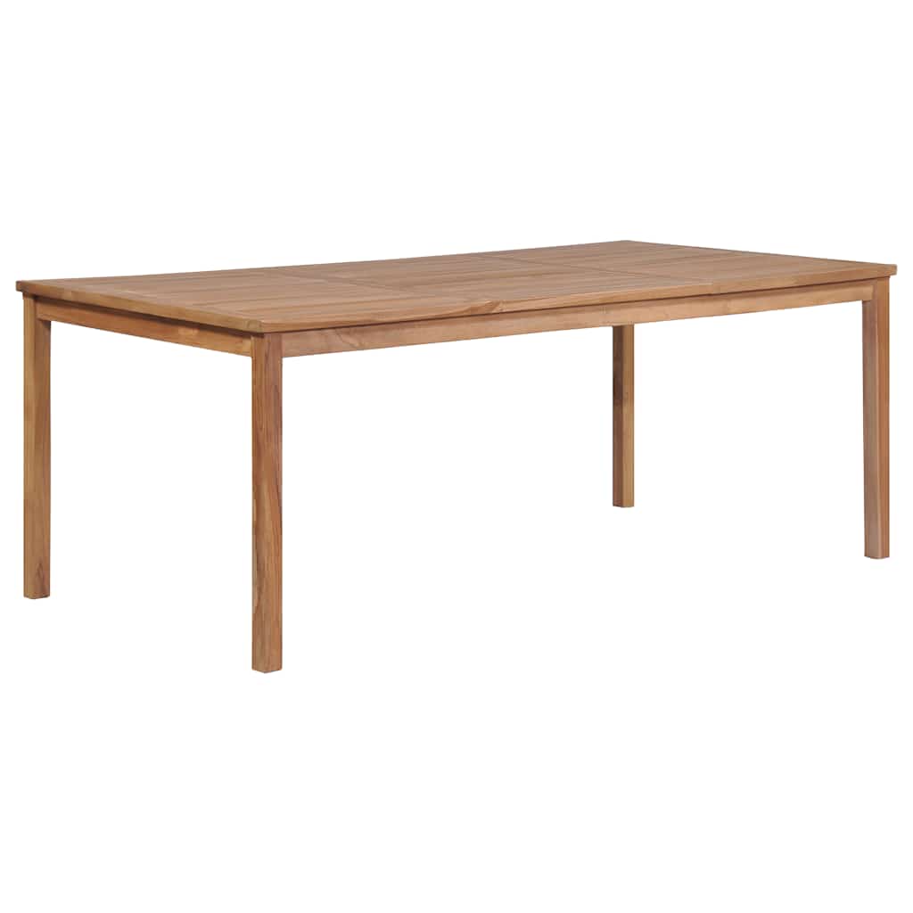 Gartentisch 200x100x77 Cm Massivholz Teak Vidaxl