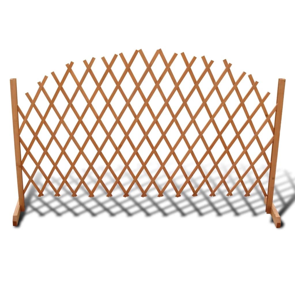 Spalierzaun Massivholz 180x100 Cm Vidaxl