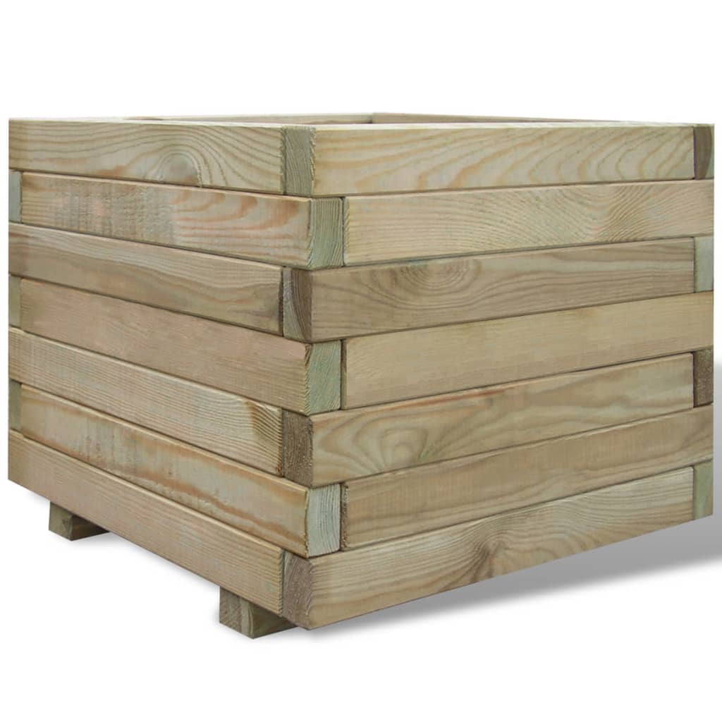 Hochbeet 50x50x40 Cm Holz Quadratisch Vidaxl