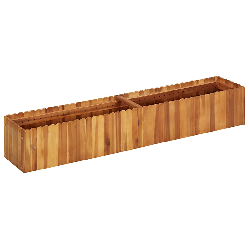Garten-hochbeet 150x30x25 Cm Massivholz Akazie - Vidaxl