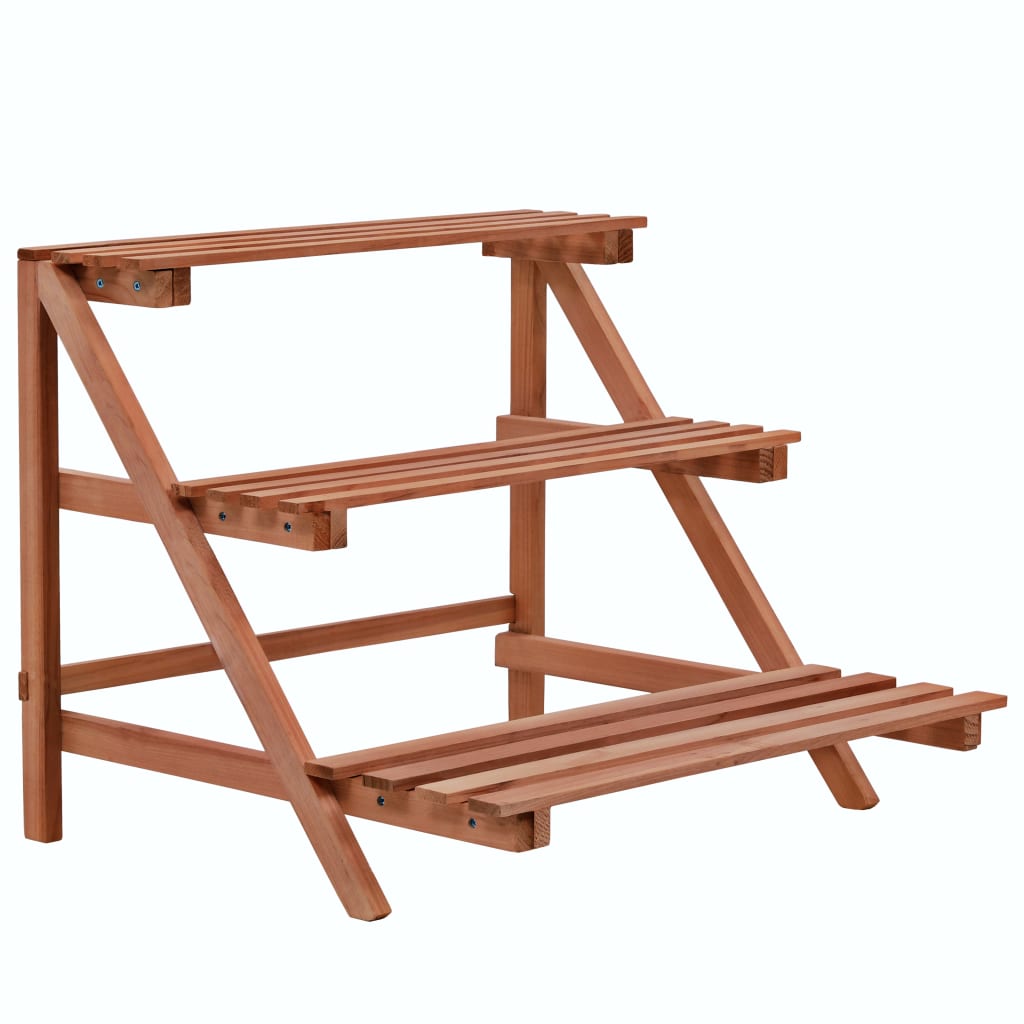 3-tier Pflanzenständer Zedernholz 48x45x40 Cm Vidaxl