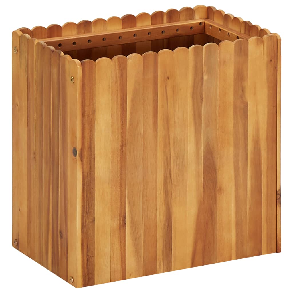 Vidaxl Garden Raised Bed 50x30x50 Cm Solid Acacia Wood