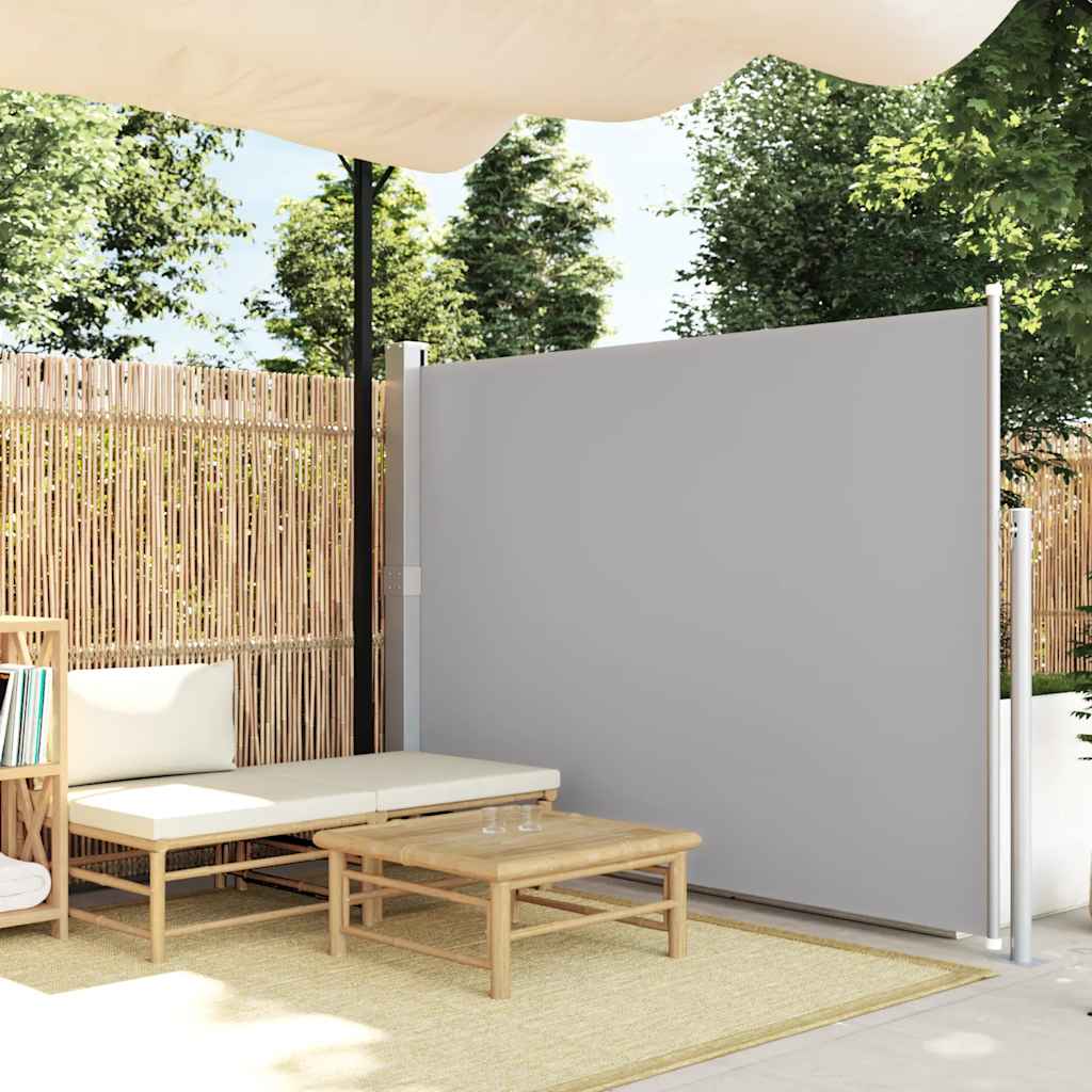 Ausziehbare Seitenmarkise 160x300 Cm Grau - Vidaxl