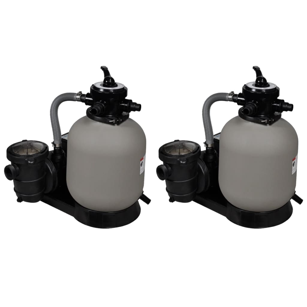 Vidaxl - Sandfilterpumpen 2 Stk. 600 W 17.000 L/h
