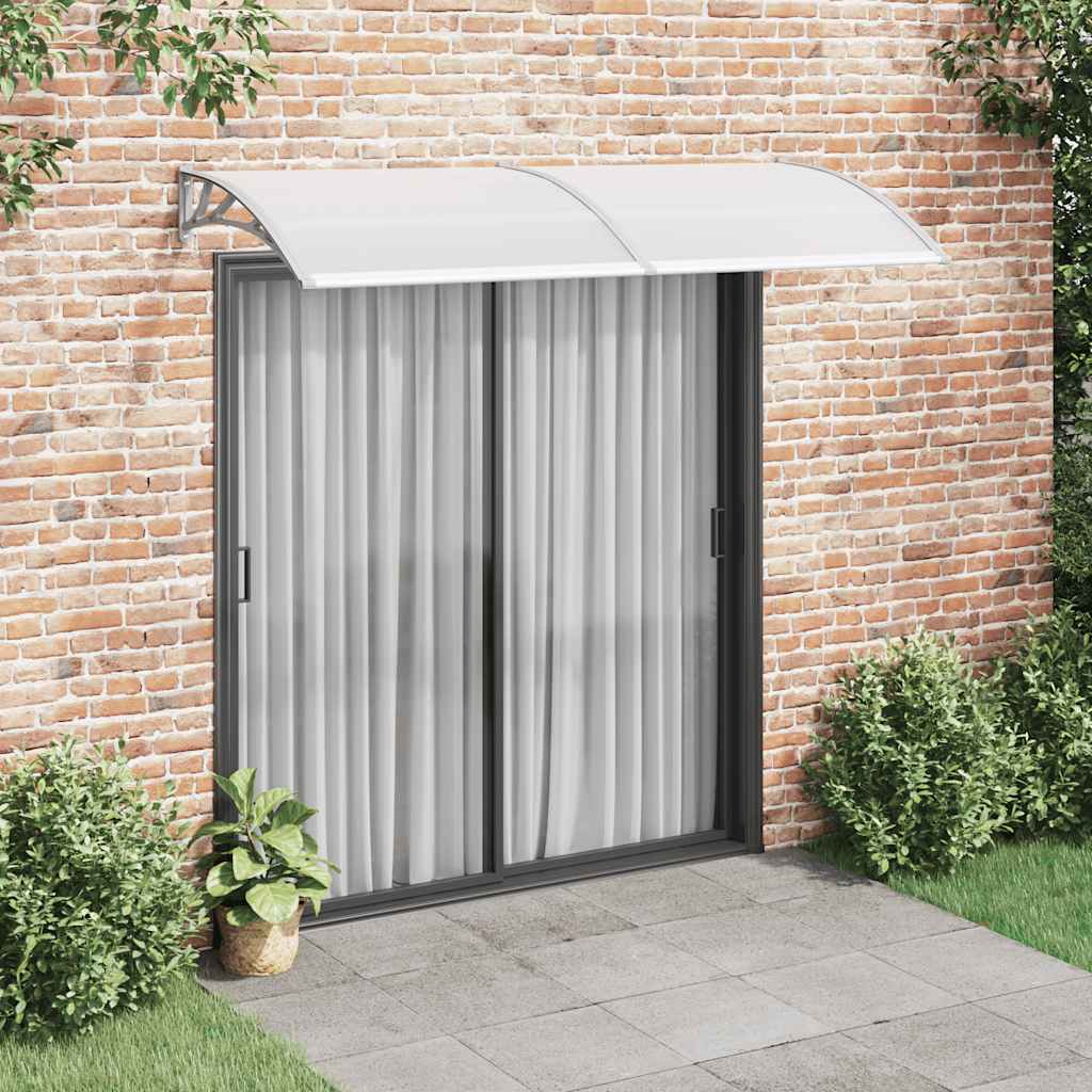 Türvordach Grau 240x100 Cm Pc - Vidaxl