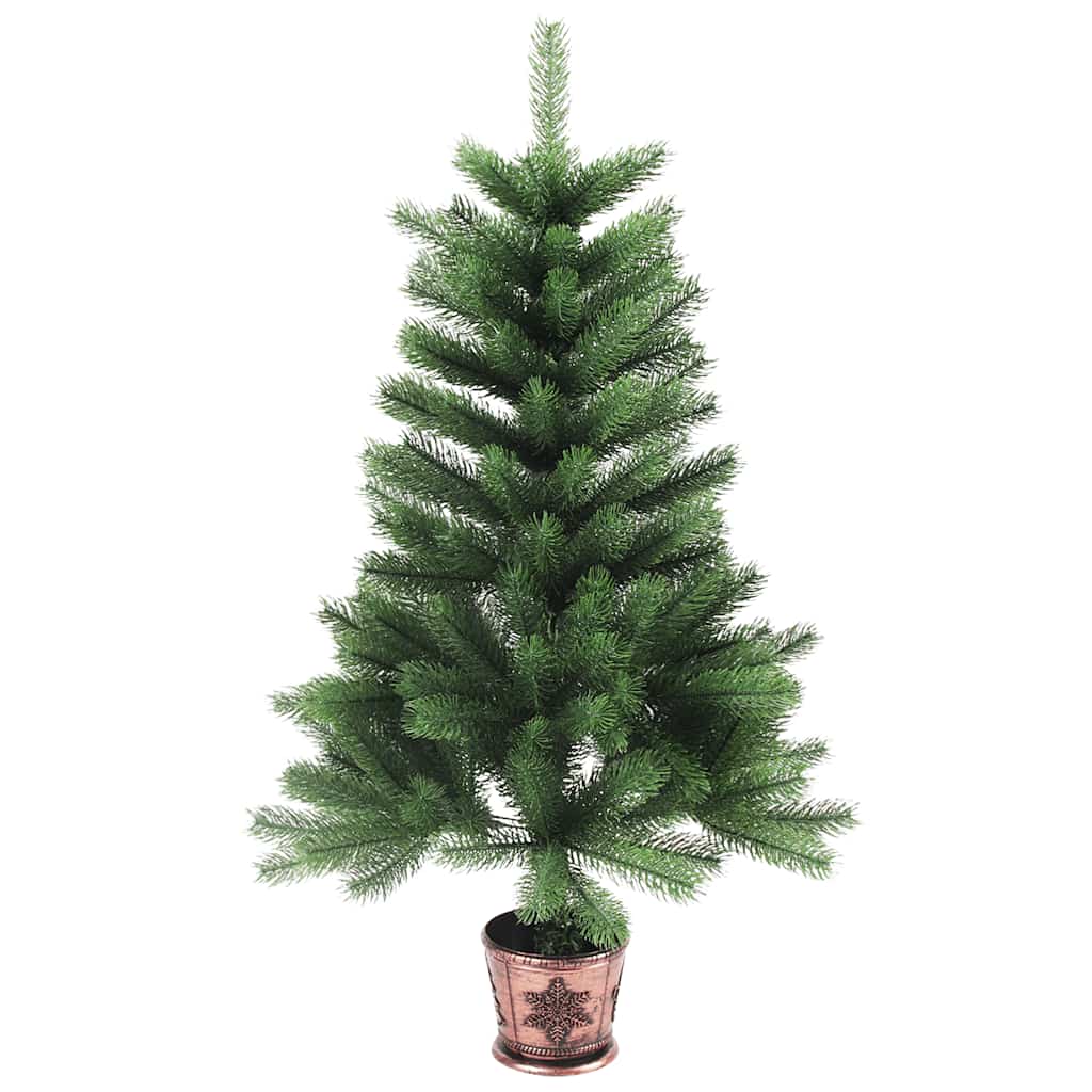 Künstlicher Weihnachtsbaum Naturgetreue Nadeln 65 Cm Grün Vidaxl