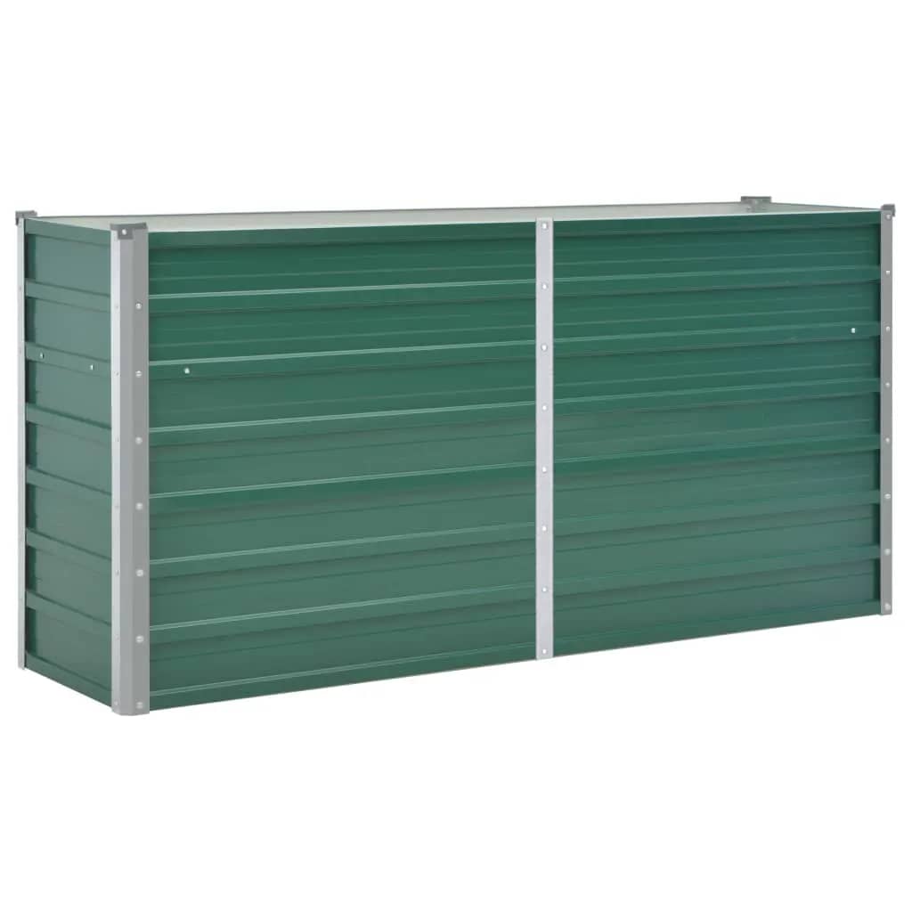 Garten-hochbeet Verzinkter Stahl 160x40x77 Cm Grün Vidaxl Grün
