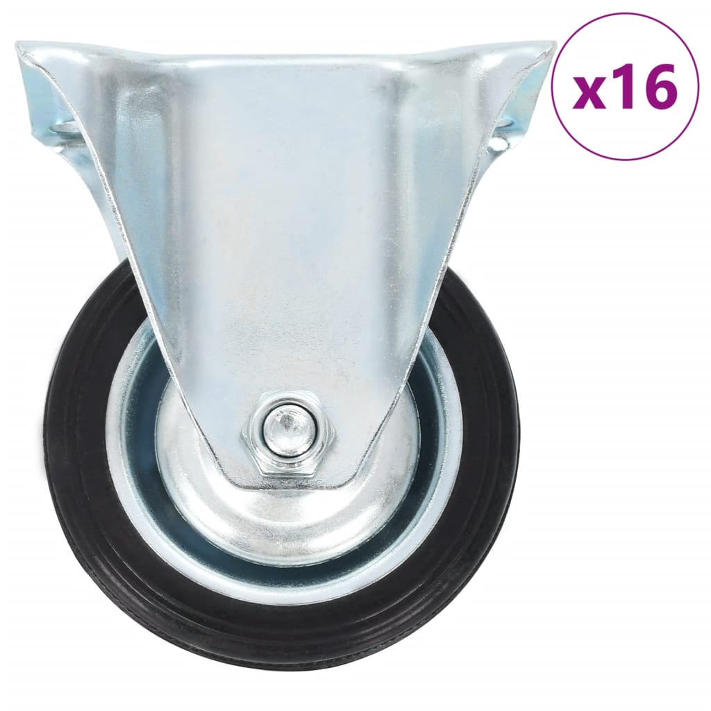 16 Stk. Bockrollen 75 Mm Vidaxl