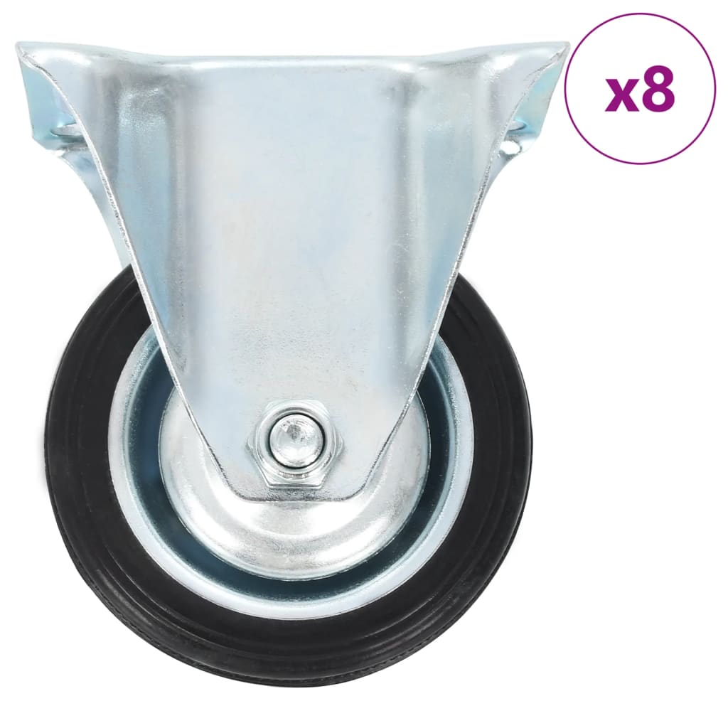 8 Stk. Bockrollen 75 Mm Vidaxl