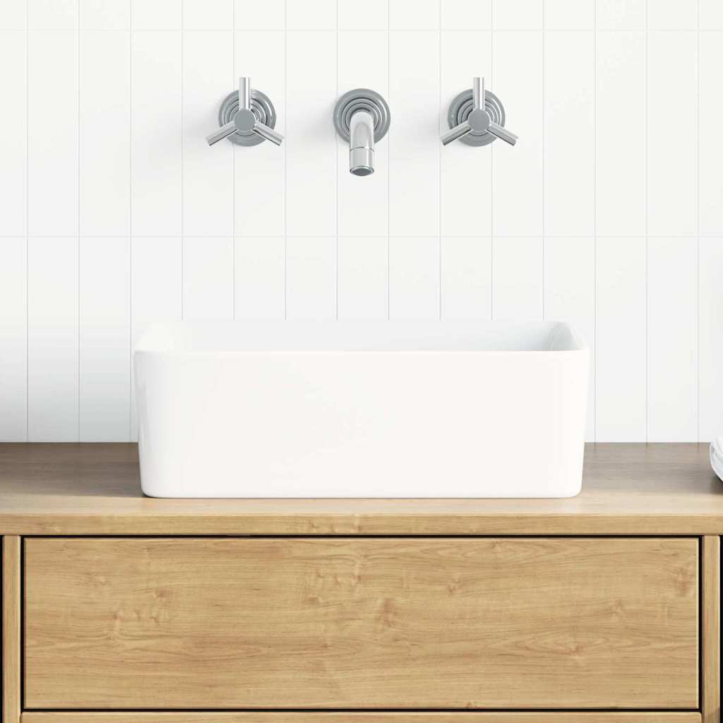 Waschbecken 40 X 30 X 13 Cm Keramik Weiß - Vidaxl