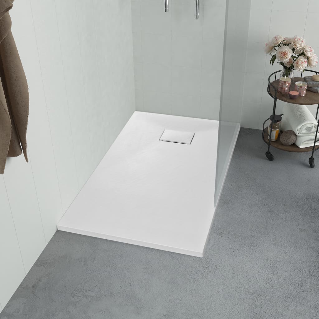 Duschwanne Smc Weiß 90×70 Cm Vidaxl