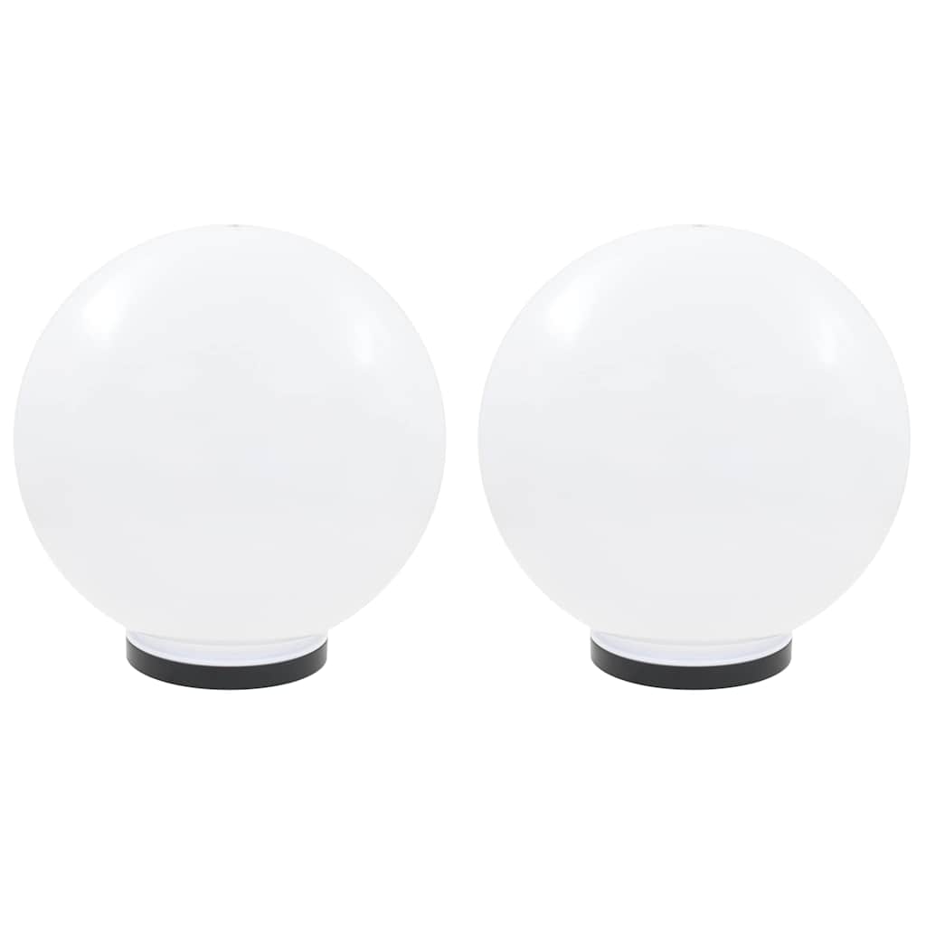Led-gartenleuchten 2 Stk. Kugelförmig 40 Cm Pmma - Vidaxl