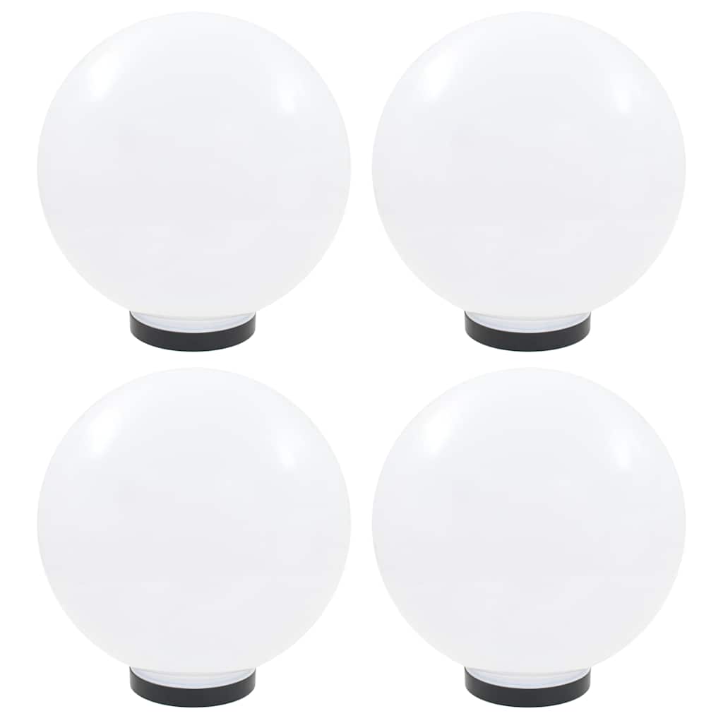 Led-gartenleuchten 4 Stk. Kugelförmig 30 Cm Pmma - Vidaxl